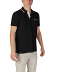 Hugo Boss Black Cotton Polo Shirt