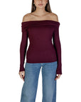 Jacqueline De Yong Bordeaux Viscose Tops & T-Shirt