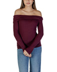 Jacqueline De Yong Bordeaux Viscose Tops & T-Shirt