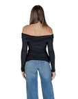 Jacqueline De Yong Black Viscose Tops & T-Shirt