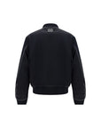 Off-White Contrast Stitch Bomber Jacket