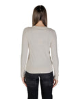 Jacqueline De Yong Cream Viscose Tops & T-Shirt