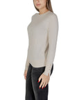 Jacqueline De Yong Cream Viscose Tops & T-Shirt