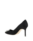 Manolo Blahnik Satin Hangisi Pumps