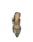 Ganni Buckle Ballerinas