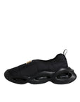 Dolce & Gabbana Black Slip On Wave Low Top Men Sneakers Shoes