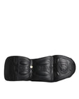 Dolce & Gabbana Black Slip On Wave Low Top Men Sneakers Shoes