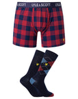 Lyle & Scott Bordeaux Cotton Underwear