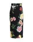 Dolce & Gabbana Rose and peony pattern Skirt