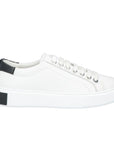 Les Hommes White Calfskin Men Sneaker