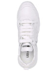 Les Hommes White Calfskin Men Sneaker