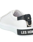 Les Hommes White Calfskin Men Sneaker