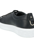 Les Hommes Black Calfskin Men Sneaker