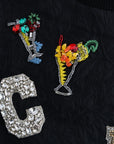 Dolce & Gabbana Enchanted Crystal Embellished Black Sweater