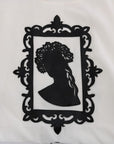 Dolce & Gabbana Embroidered Silk Sicily Frame Blouse