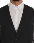 Dolce & Gabbana Elegant Gray Waistcoat Vest