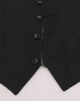 Dolce & Gabbana Elegant Gray Waistcoat Vest