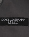 Dolce & Gabbana Elegant Gray Waistcoat Vest