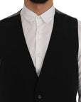 Dolce & Gabbana Elegant Striped Waistcoat Vest