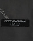 Dolce & Gabbana Sleek Gray Single-Breasted Waistcoat Vest