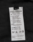 Dolce & Gabbana Elegant Gray Striped Vest Waistcoat