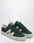 Moncler Moncler Green suede leather Monaco2 trainer