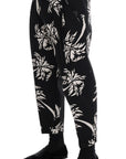Dolce & Gabbana Elegant Tree Print Ankle Trousers