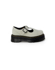 Dr. Martens Green Suede Leather Flat Shoe