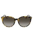 Lacoste Brown Metal Sunglasses