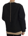 Dolce & Gabbana Enchanted Sequined Black Brocade Sweater