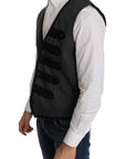 Dolce & Gabbana Elegant Gray Torrero Pattern Formal Vest