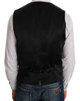 Dolce & Gabbana Elegant Gray Torrero Pattern Formal Vest