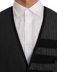Dolce & Gabbana Elegant Gray Torrero Pattern Formal Vest