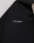 Dolce & Gabbana Elegant Polka Dot Black Dress Vest