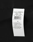 Dolce & Gabbana Elegant Polka Dot Black Dress Vest