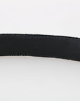 Dolce & Gabbana Elegant Black Cotton-Leather Men's Belt