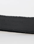 Dolce & Gabbana Elegant Black Cotton-Leather Men's Belt
