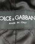 Dolce & Gabbana Sicilia Checkered Wool Blend Coat