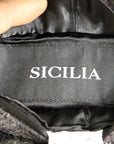 Dolce & Gabbana Sicilia Checkered Wool Blend Coat