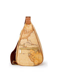 Alviero Martini Prima Classe Brown Cotton Backpack