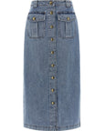 Zimmermann Zimmermann Denim Pencil Skirt