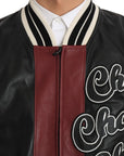 Dolce & Gabbana Exquisite Sheepskin Leather Bomber Jacket