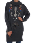 Dolce & Gabbana Enchanted Crystal Turtleneck Sweater