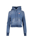 Diesel Blue Cotton Sweater