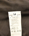 Dolce & Gabbana Elegant Brown Striped Wool Dress Vest