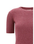 Khaite Short Sleeve Mia Sweater