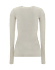 Jil Sander Semi-sheer Long Sleeve Top