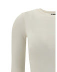 Jil Sander Semi-sheer Long Sleeve Top