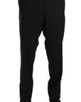 Dolce & Gabbana Elegant Black Wool Dress Pants