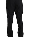 Dolce & Gabbana Elegant Black Wool Dress Pants